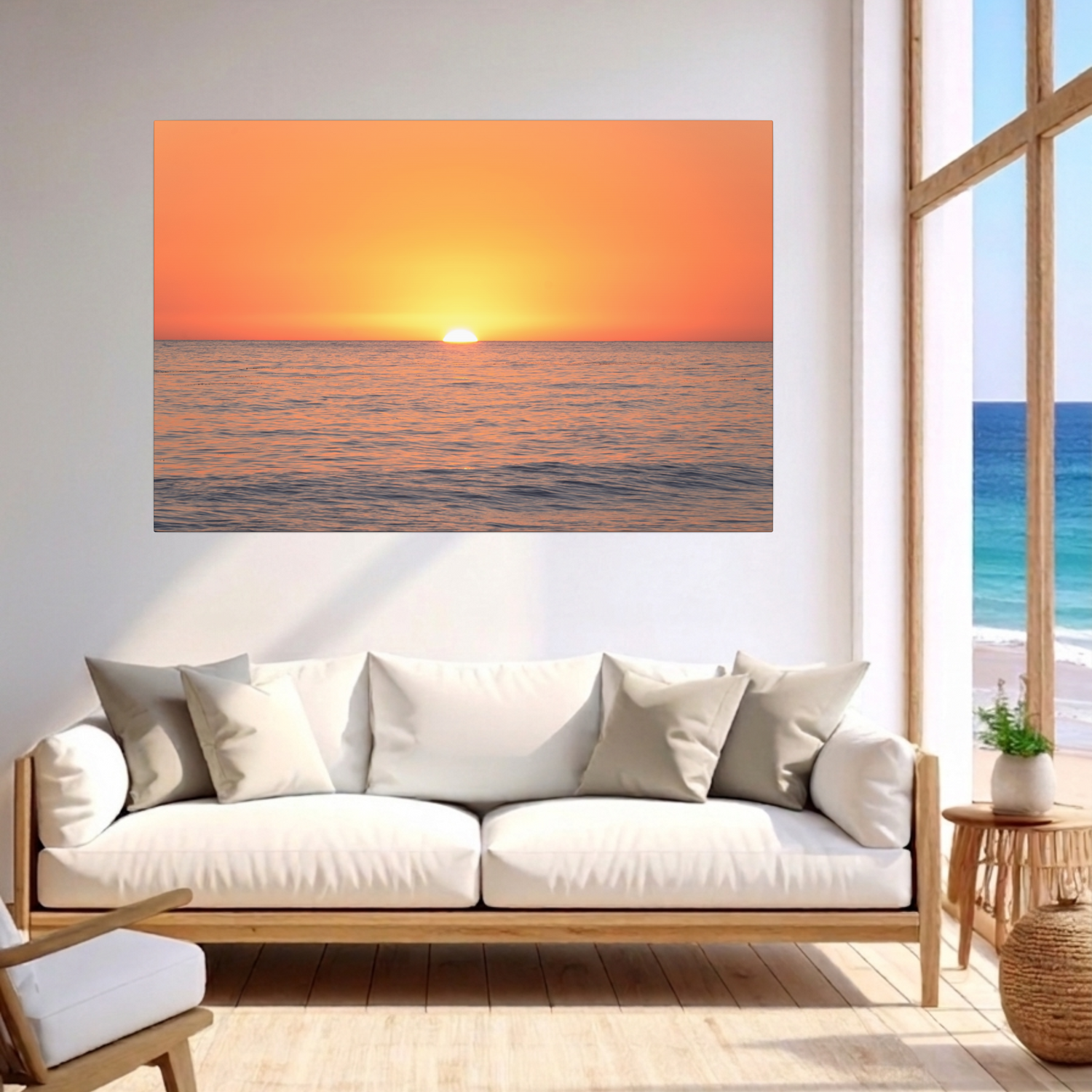 Minimalist Coastal Canvas Prints