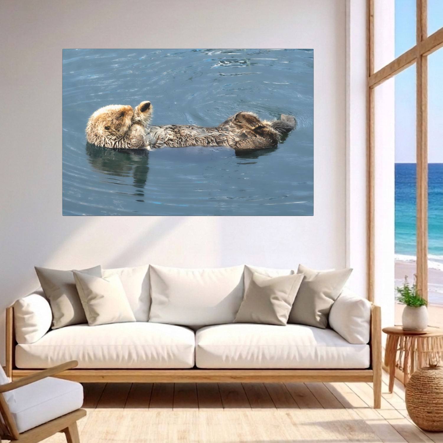 Sea Otter Canvas Prints